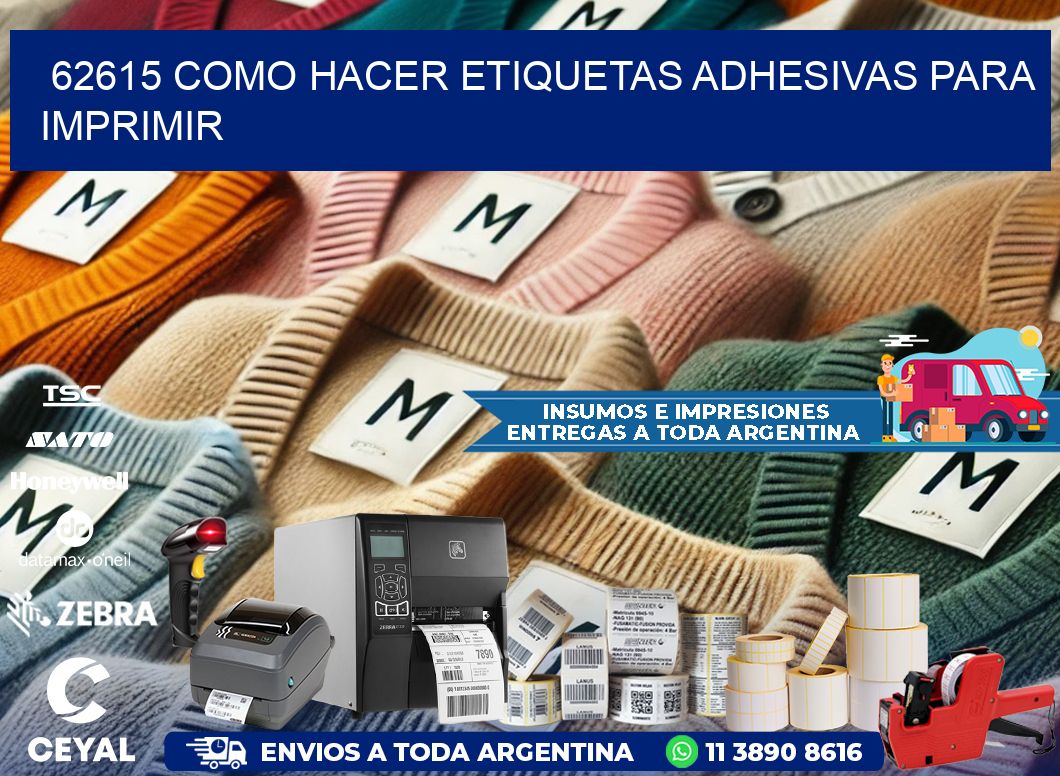 62615 Como hacer etiquetas adhesivas para imprimir