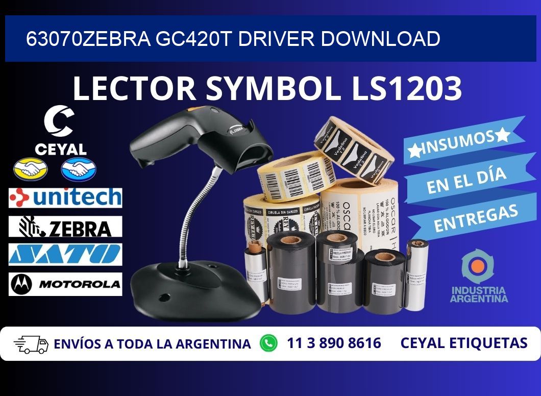 63070Zebra GC420t driver download