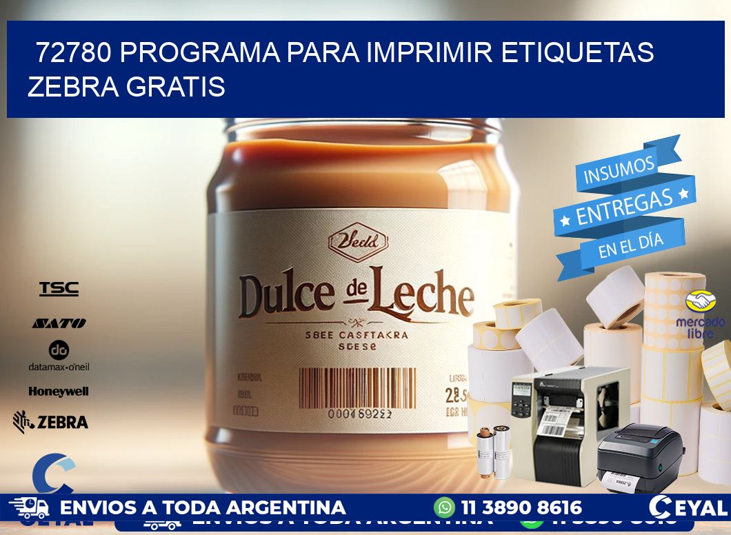 72780 Programa para imprimir etiquetas Zebra gratis