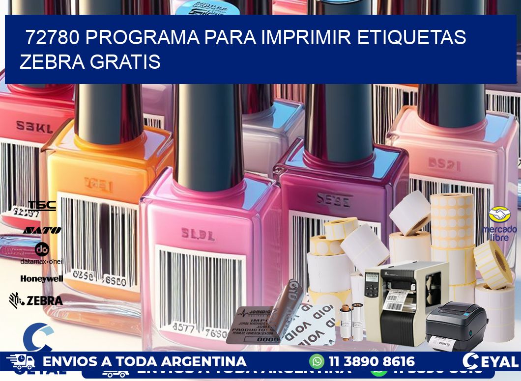 72780 Programa para imprimir etiquetas Zebra gratis