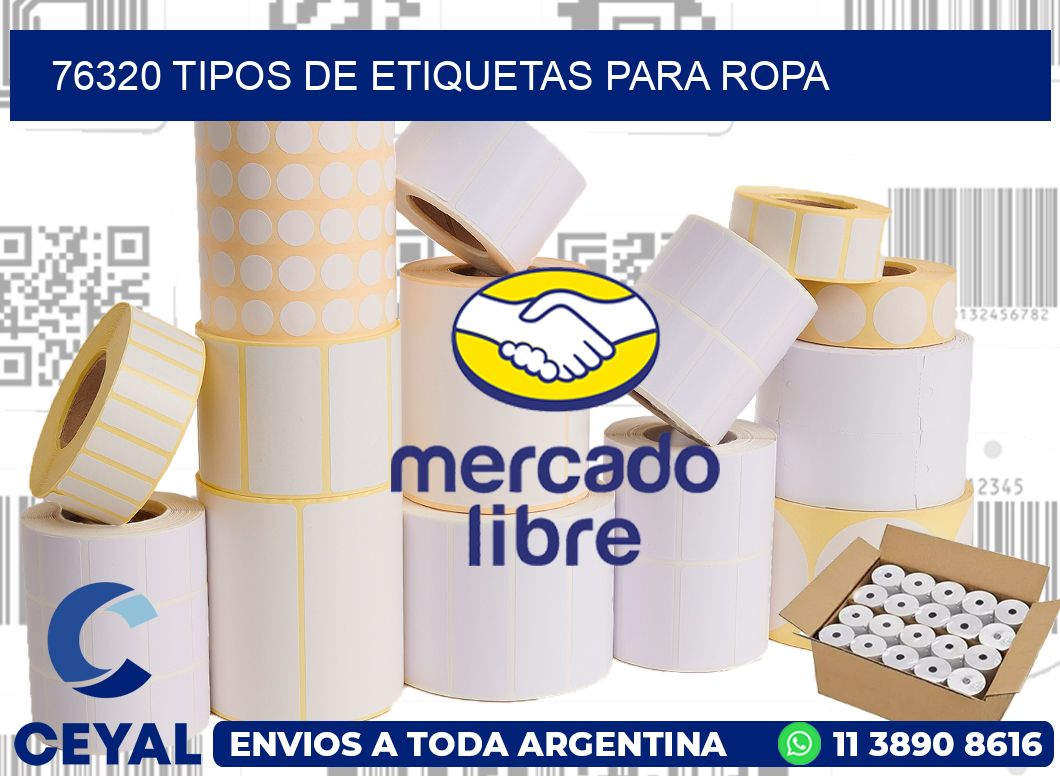 76320 tipos de etiquetas para ropa