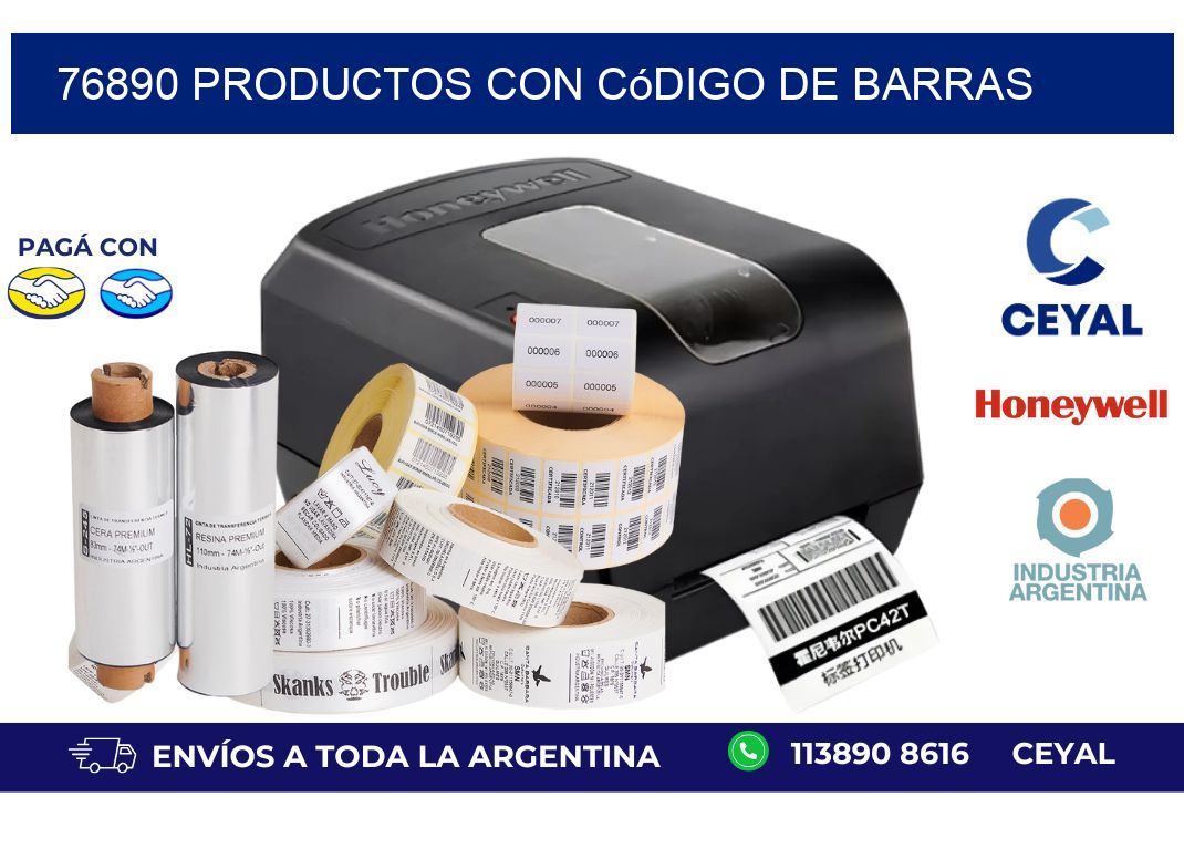 76890 Productos con código de barras