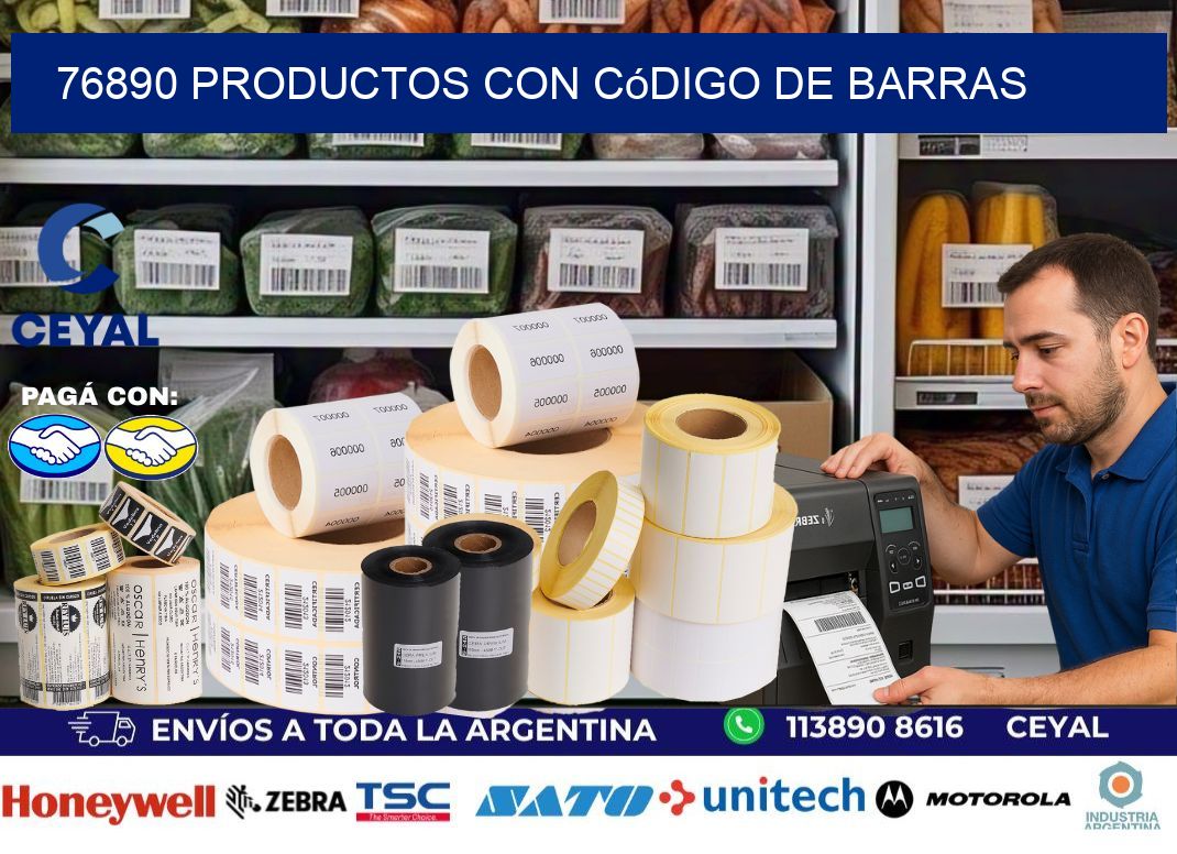 76890 Productos con código de barras
