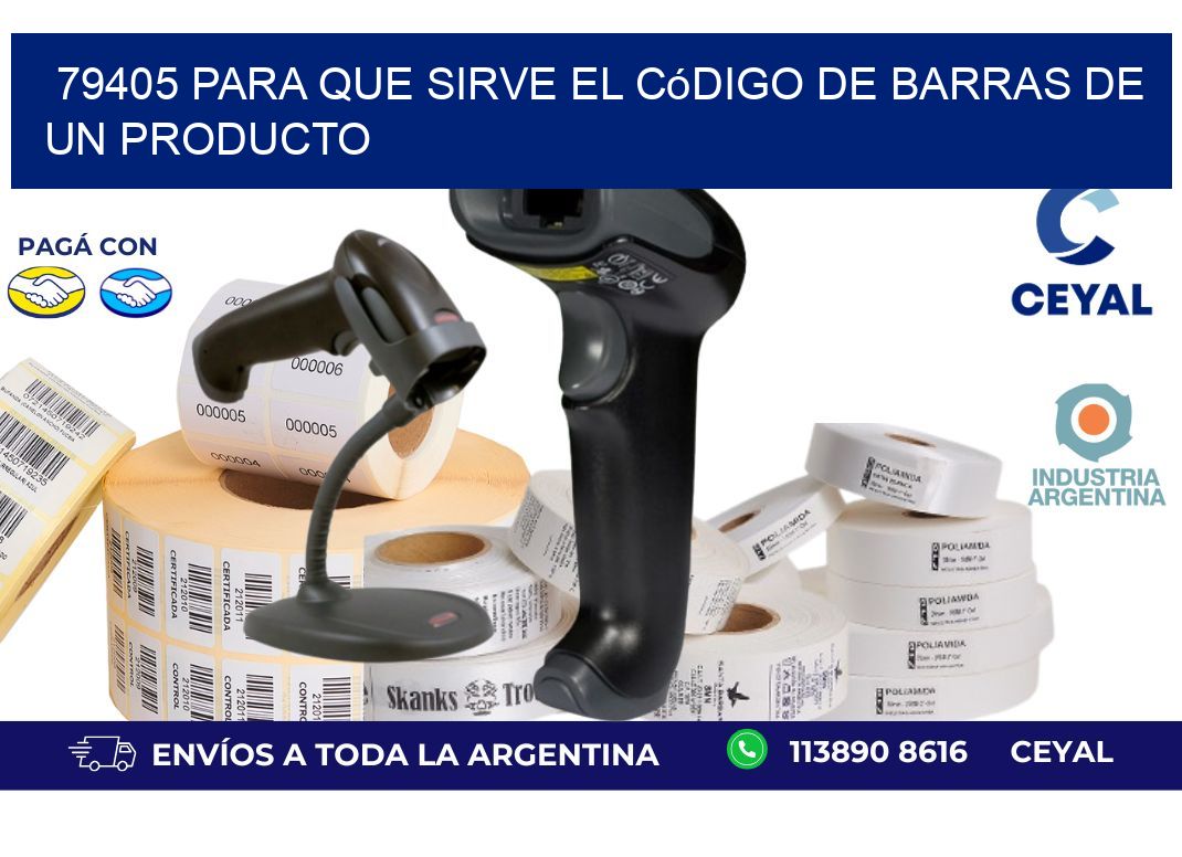 79405 Para que sirve el código de barras de un producto