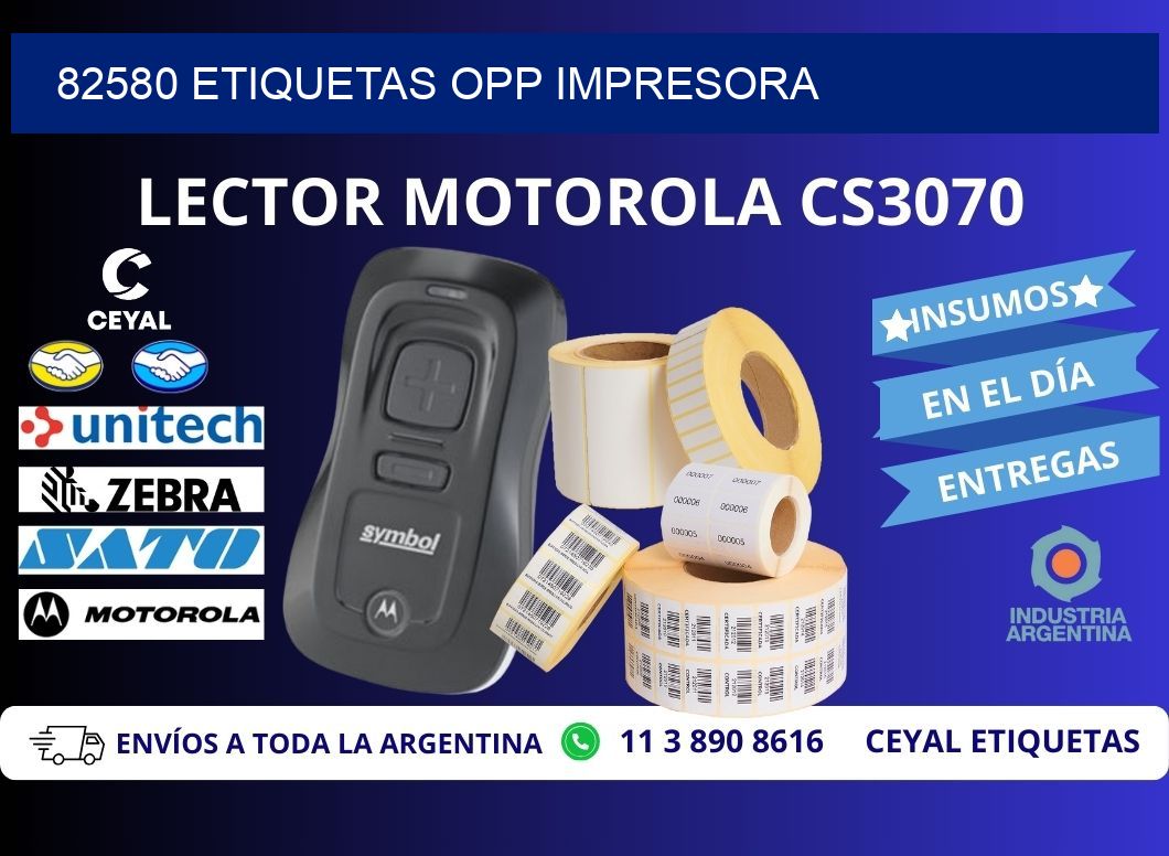 82580 etiquetas opp impresora