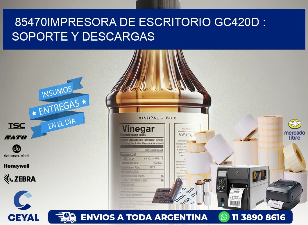 85470impresora de escritorio GC420d : Soporte y descargas