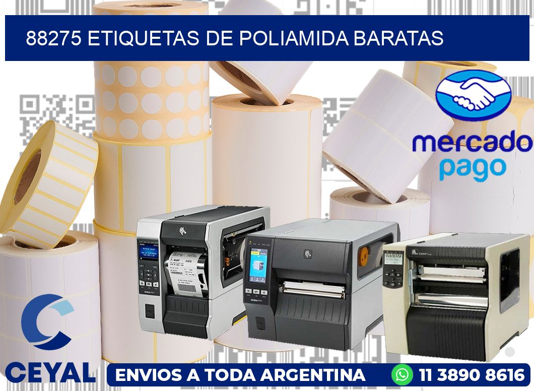 88275 etiquetas de poliamida baratas