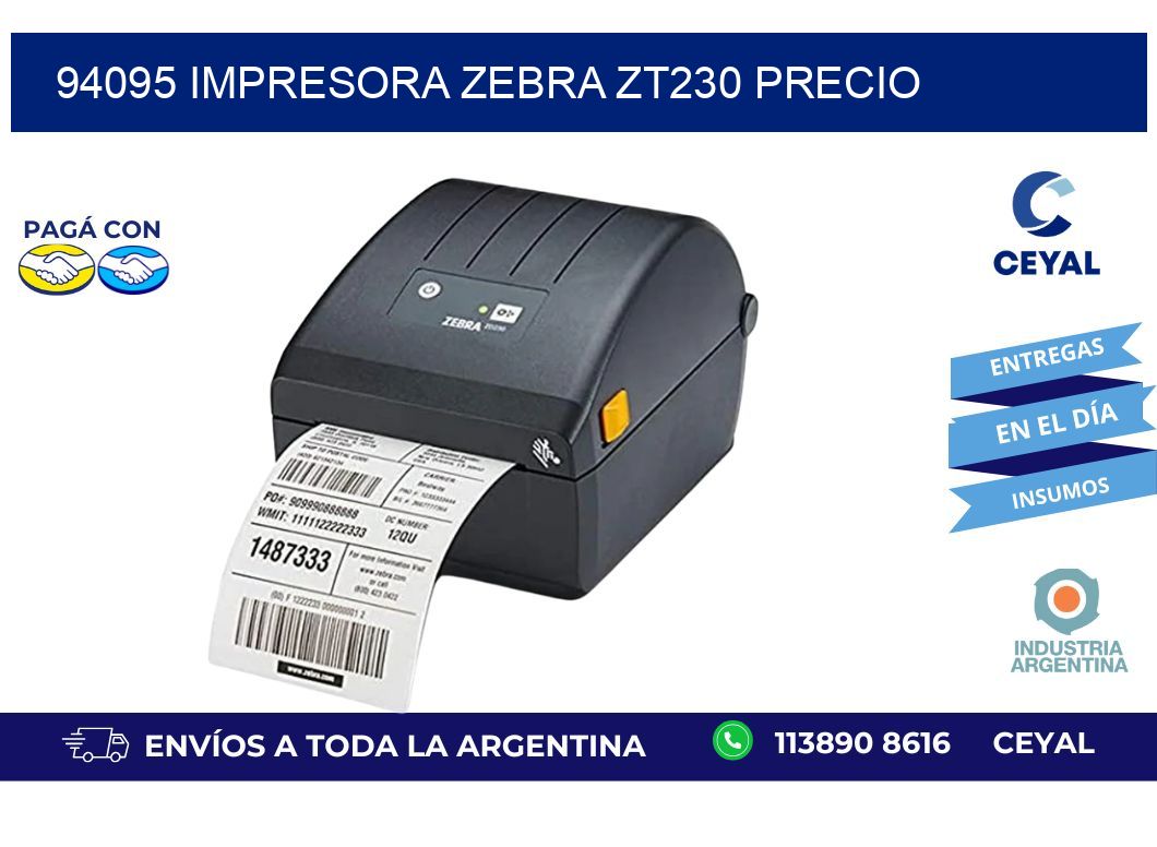 94095 Impresora Zebra ZT230 precio