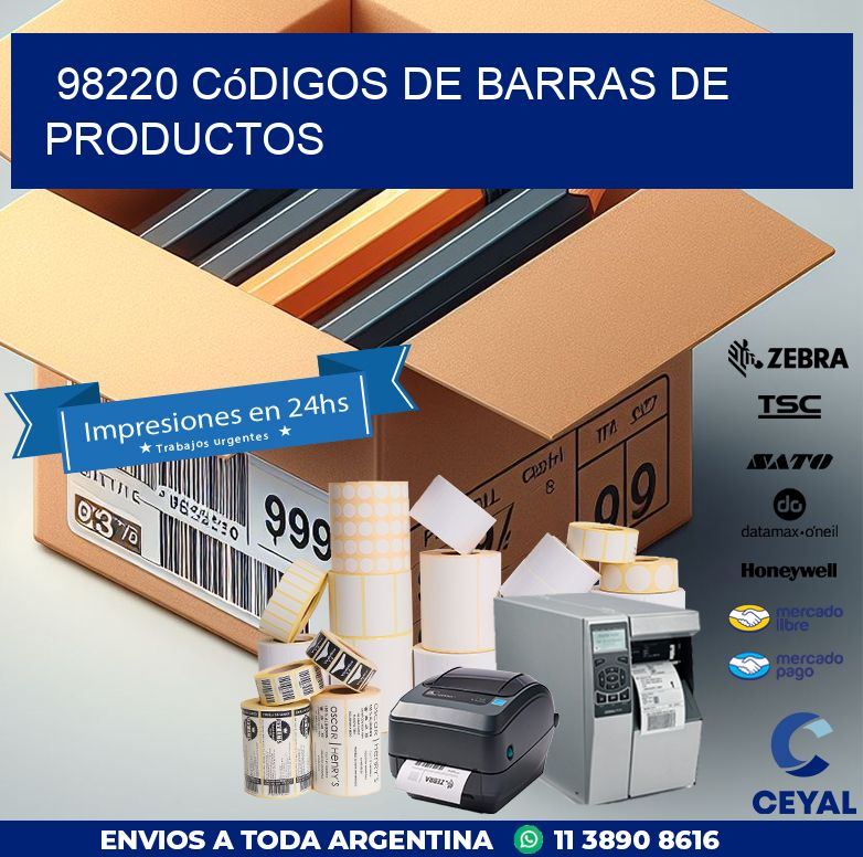 98220 Códigos de barras de productos