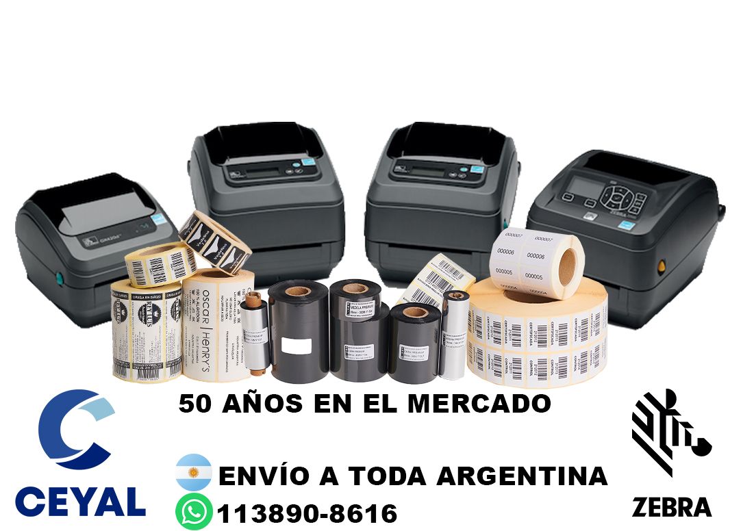 EDITAR 3740 ETIQUETAS AUTOADHESIVAS ZEBRA