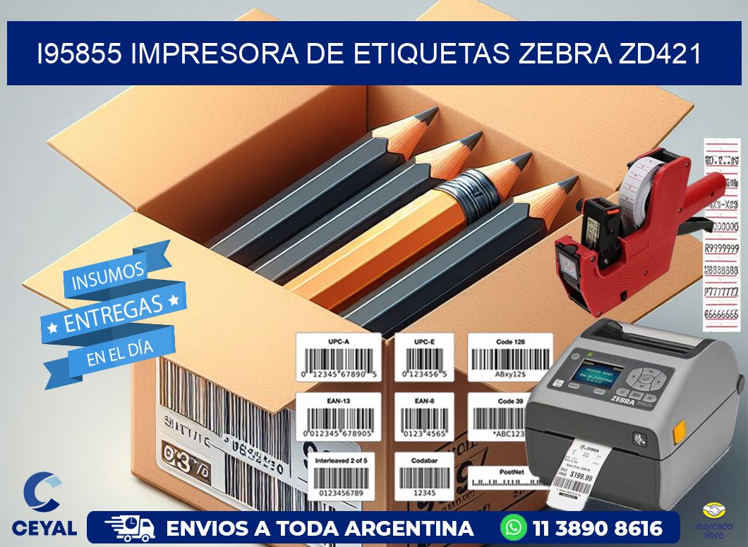 I95855 impresora de etiquetas Zebra ZD421