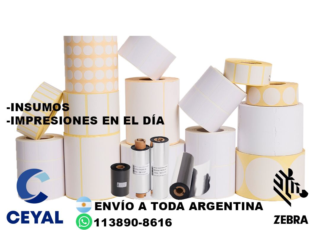 Poliamida  y etiquetas 79 x 53 argentina