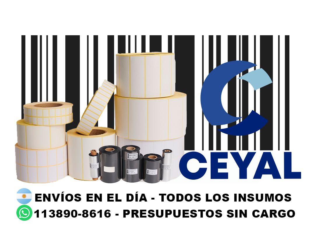 etiquetas blancas adhesivas tamaños 66 x 50
