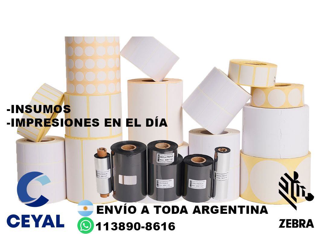 etiquetas personalizada para zebra 85 x 64