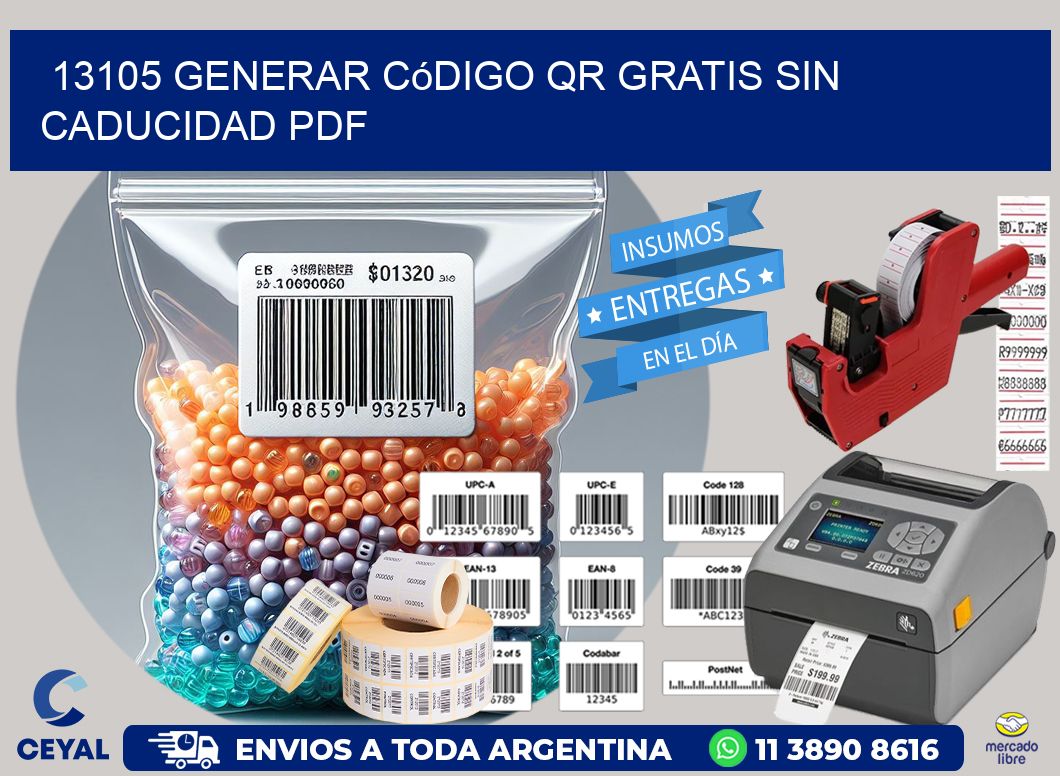 13105 Generar código QR gratis sin caducidad PDF