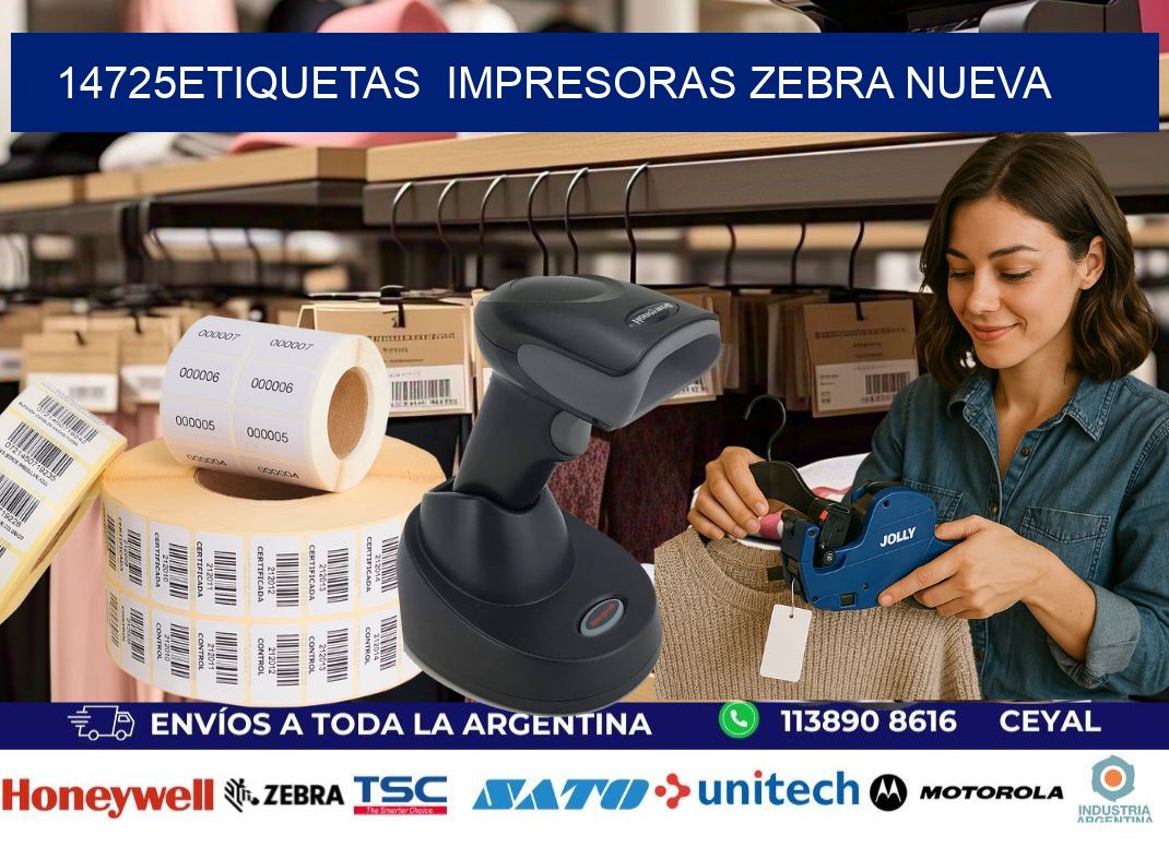 14725etiquetas  impresoras zebra nueva