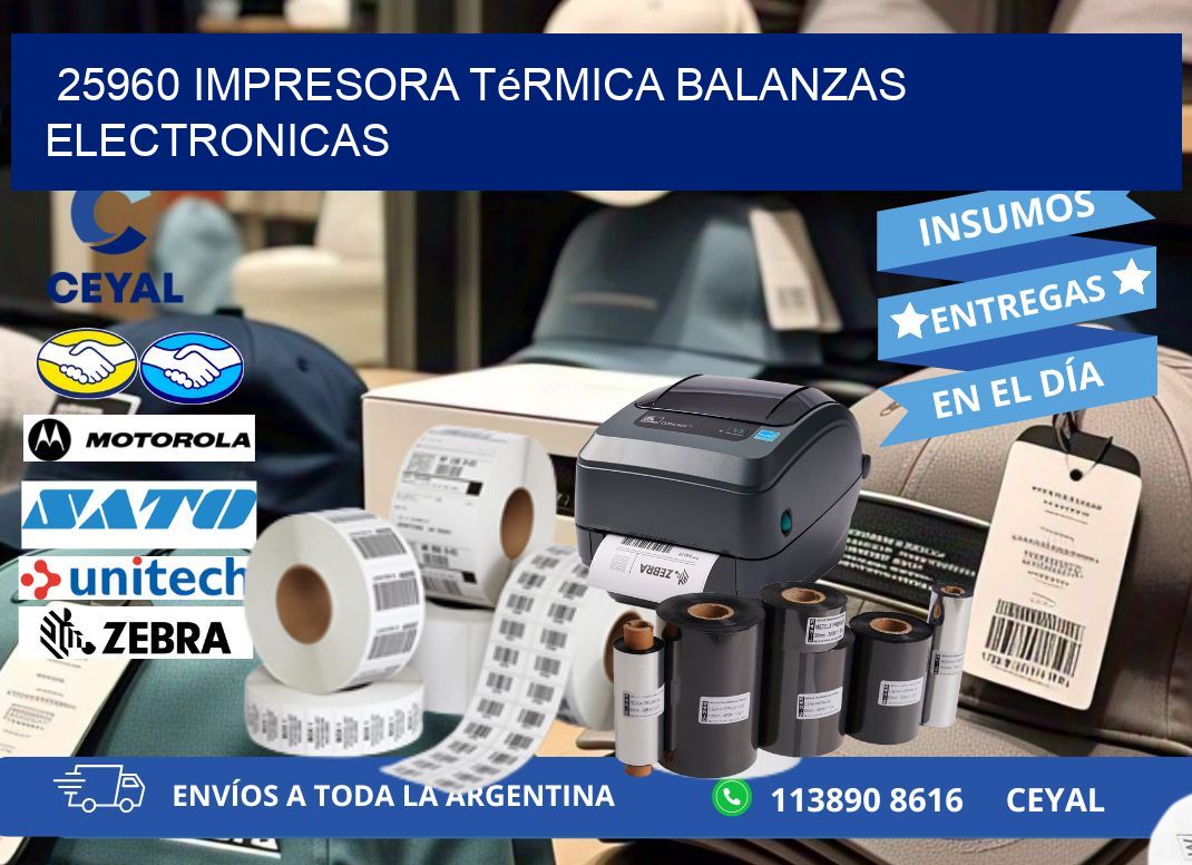 25960 impresora térmica balanzas electronicas