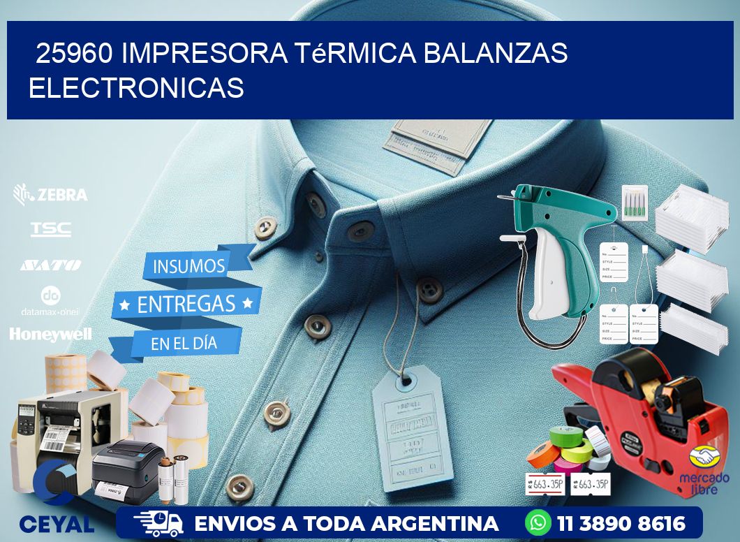 25960 impresora térmica balanzas electronicas