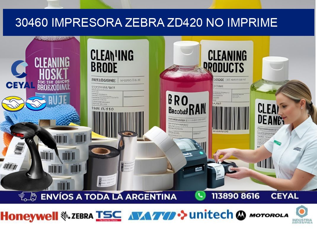 30460 Impresora Zebra ZD420 no imprime
