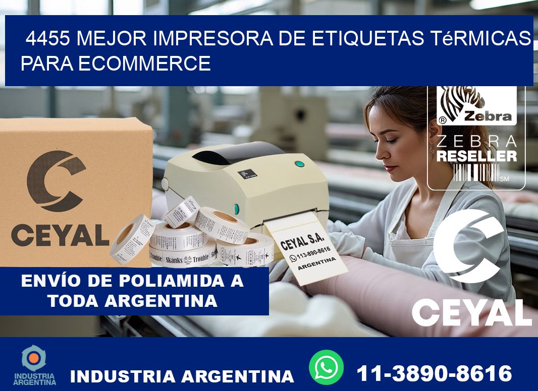 4455 mejor impresora de etiquetas térmicas para ecommerce