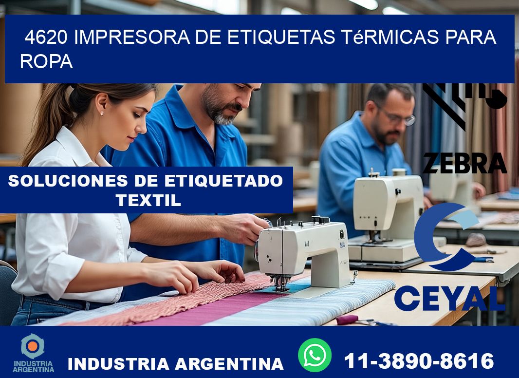 4620 impresora de etiquetas térmicas para ropa