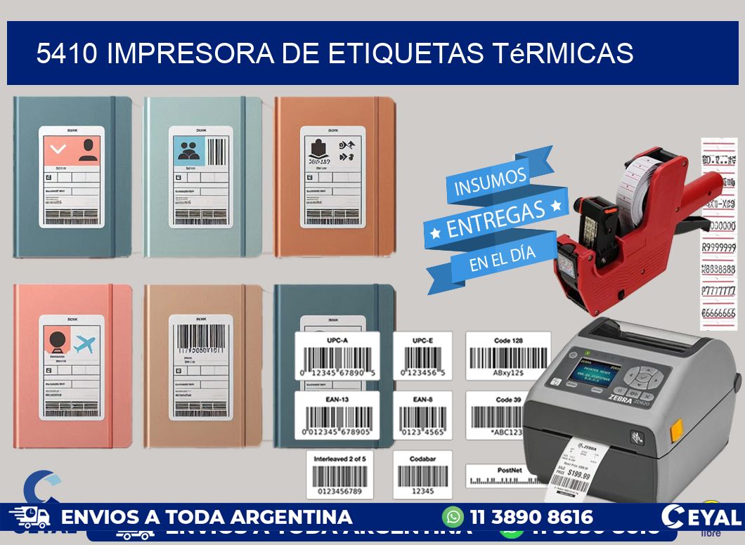 5410 Impresora de etiquetas térmicas
