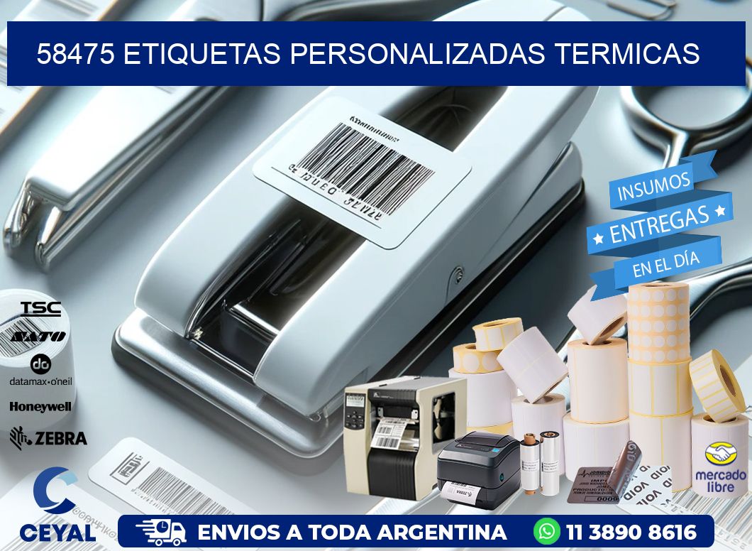 58475 Etiquetas personalizadas termicas