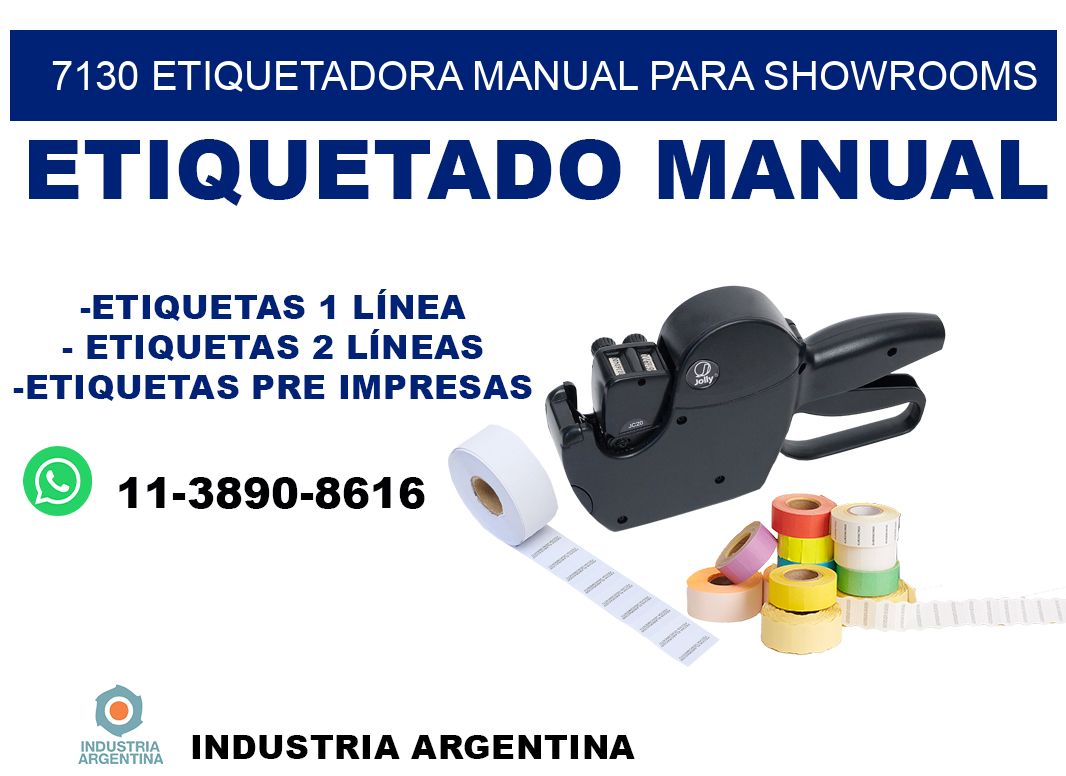 7130 etiquetadora manual para showrooms