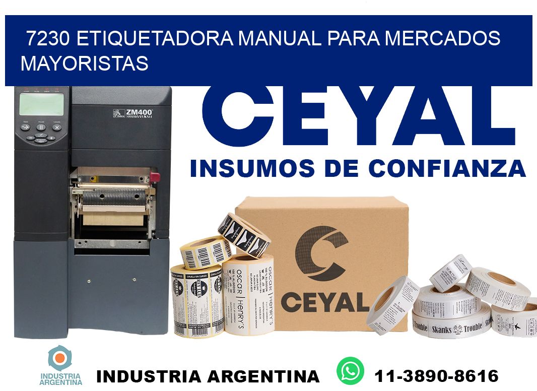 7230 etiquetadora manual para mercados mayoristas