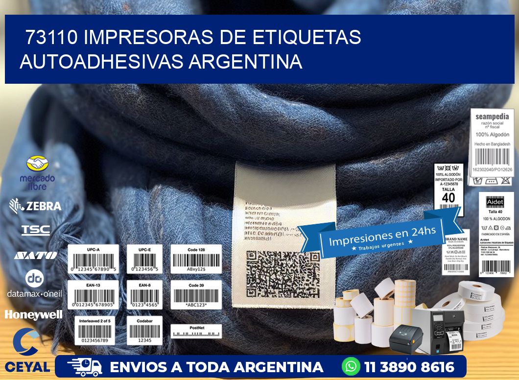 73110 Impresoras de etiquetas autoadhesivas argentina