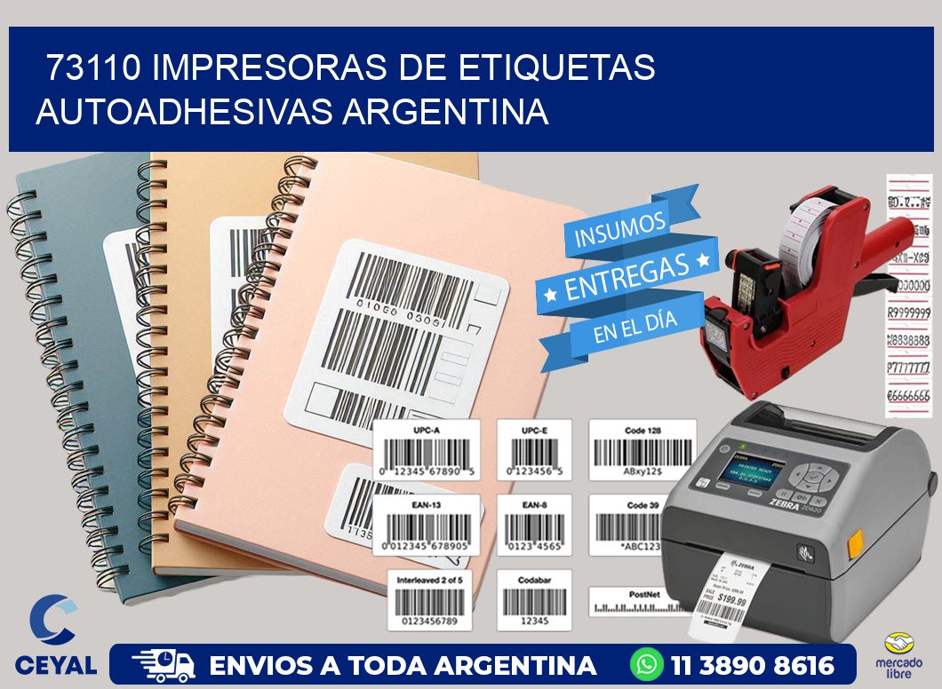 73110 Impresoras de etiquetas autoadhesivas argentina