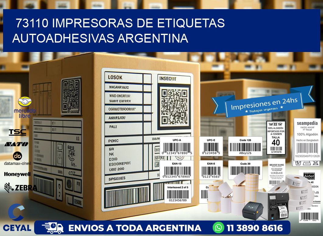 73110 Impresoras de etiquetas autoadhesivas argentina