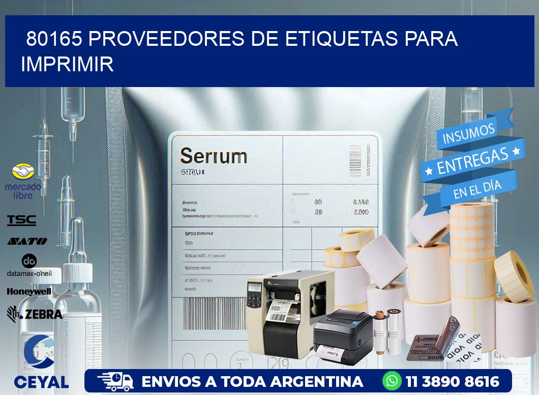 80165 proveedores de etiquetas para imprimir