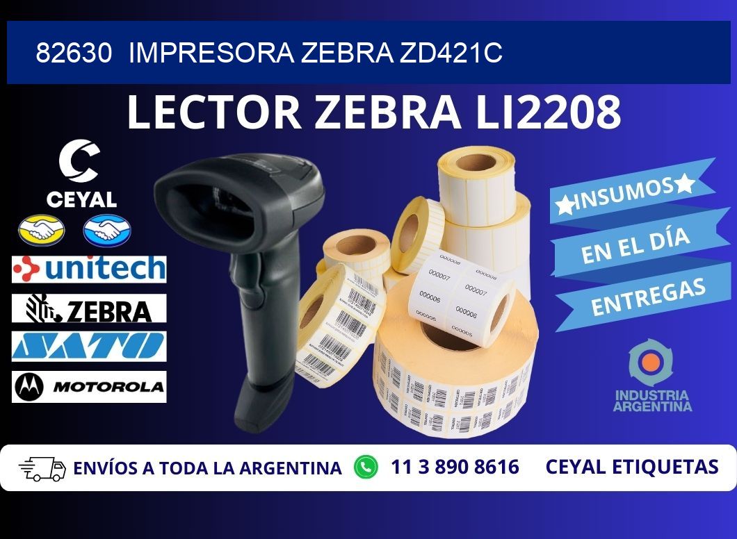 82630  Impresora Zebra zd421c