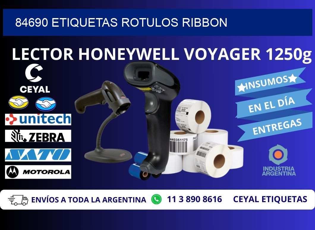 84690 Etiquetas rotulos ribbon