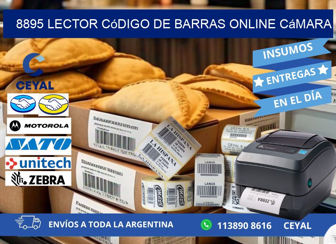 8895 Lector código de barras online cámara