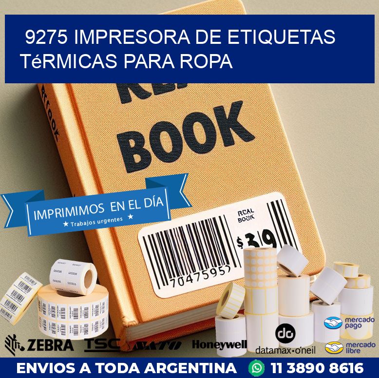 9275 impresora de etiquetas térmicas para ropa