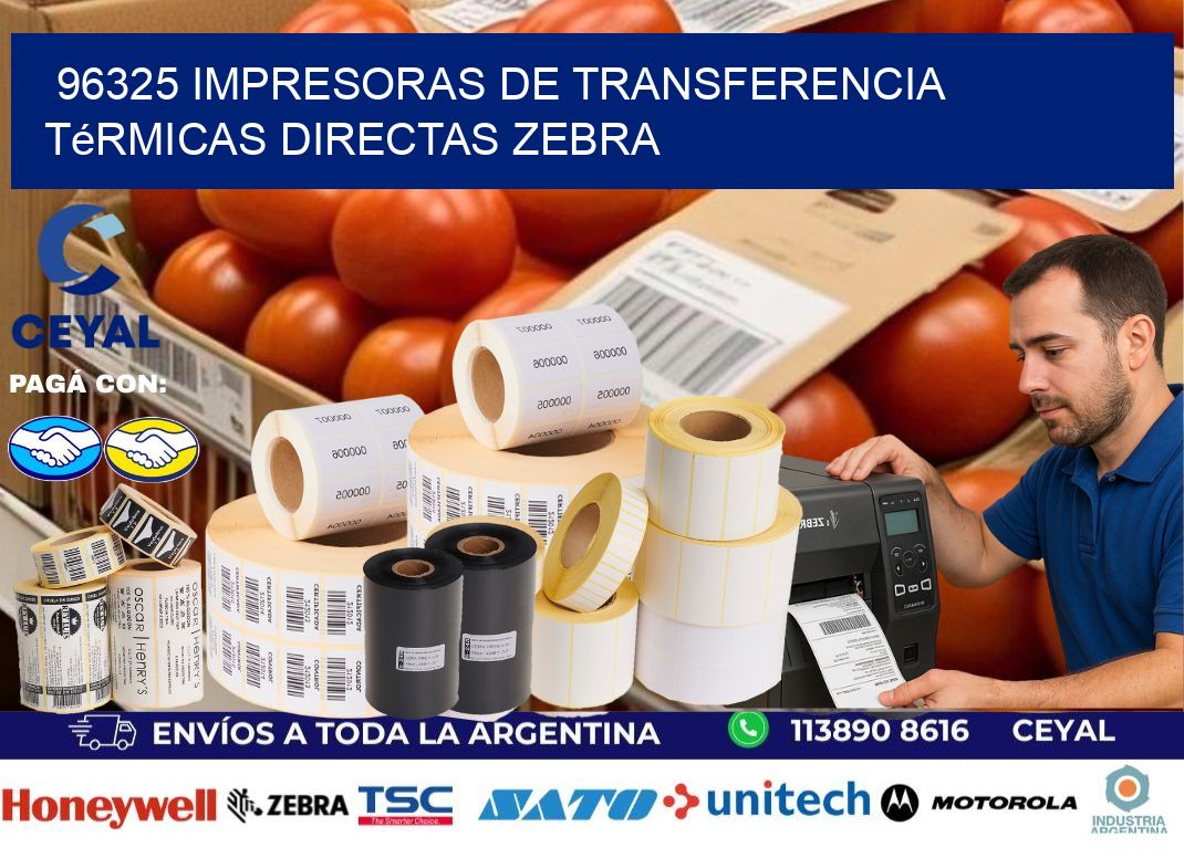 96325 impresoras de Transferencia  térmicas directas zebra
