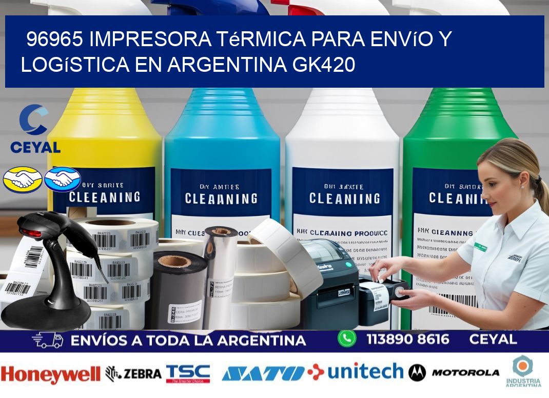 96965 impresora térmica para envío y logística en Argentina GK420