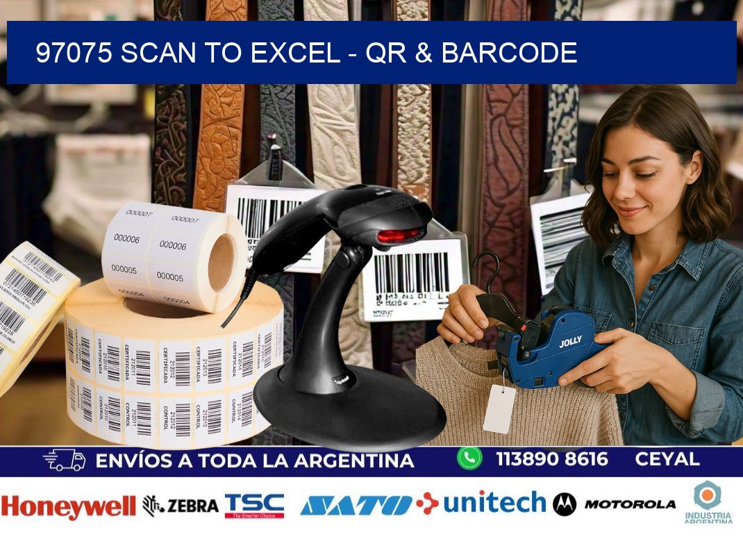 97075 Scan to Excel - QR & Barcode