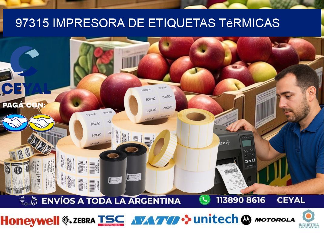 97315 Impresora de etiquetas térmicas