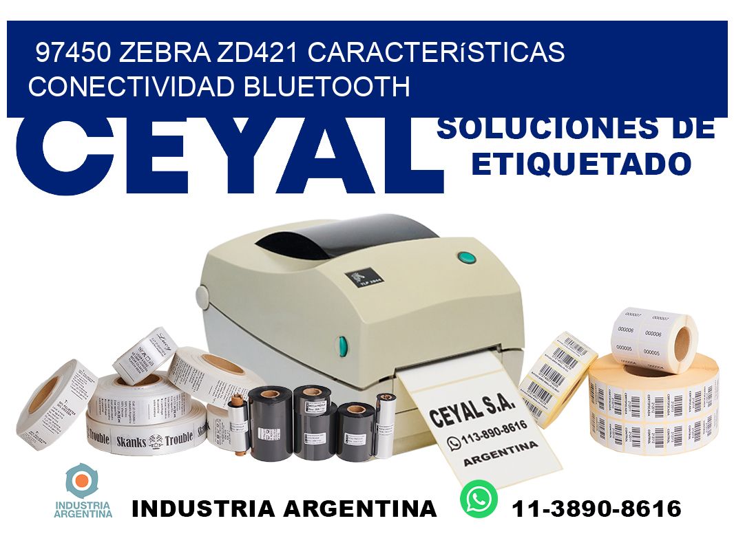 97450 Zebra ZD421 características conectividad Bluetooth