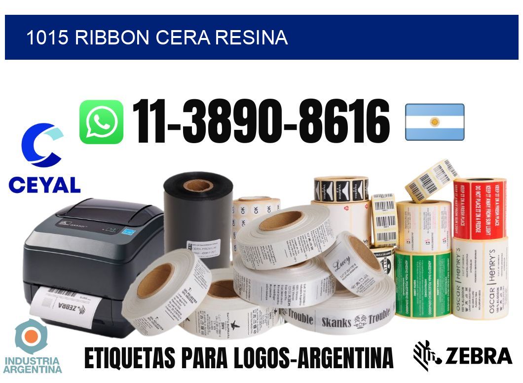 1015 ribbon cera resina
