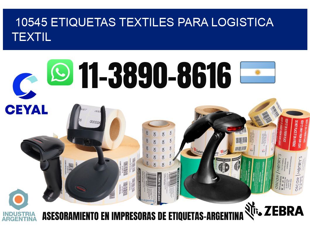 10545 Etiquetas textiles para logistica textil