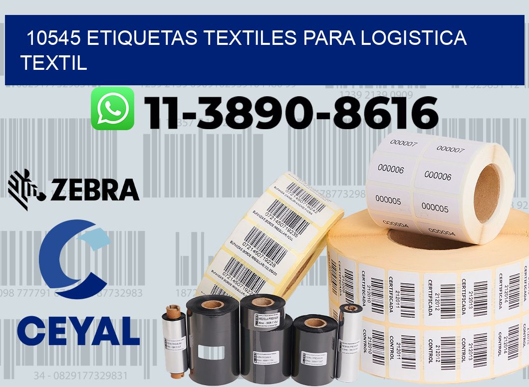 10545 Etiquetas textiles para logistica textil