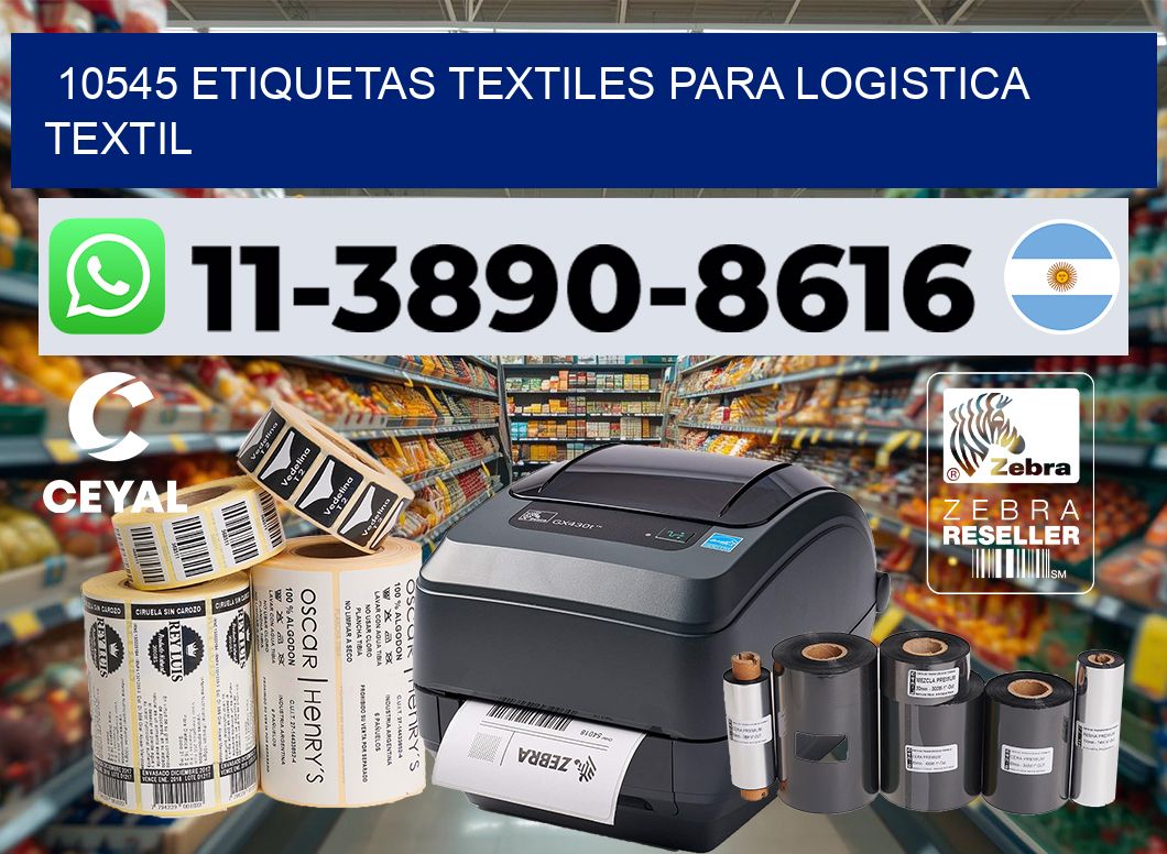 10545 Etiquetas textiles para logistica textil