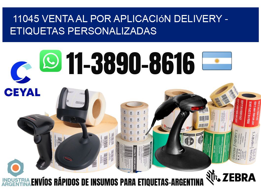 11045 Venta al Por Aplicación delivery – Etiquetas Personalizadas