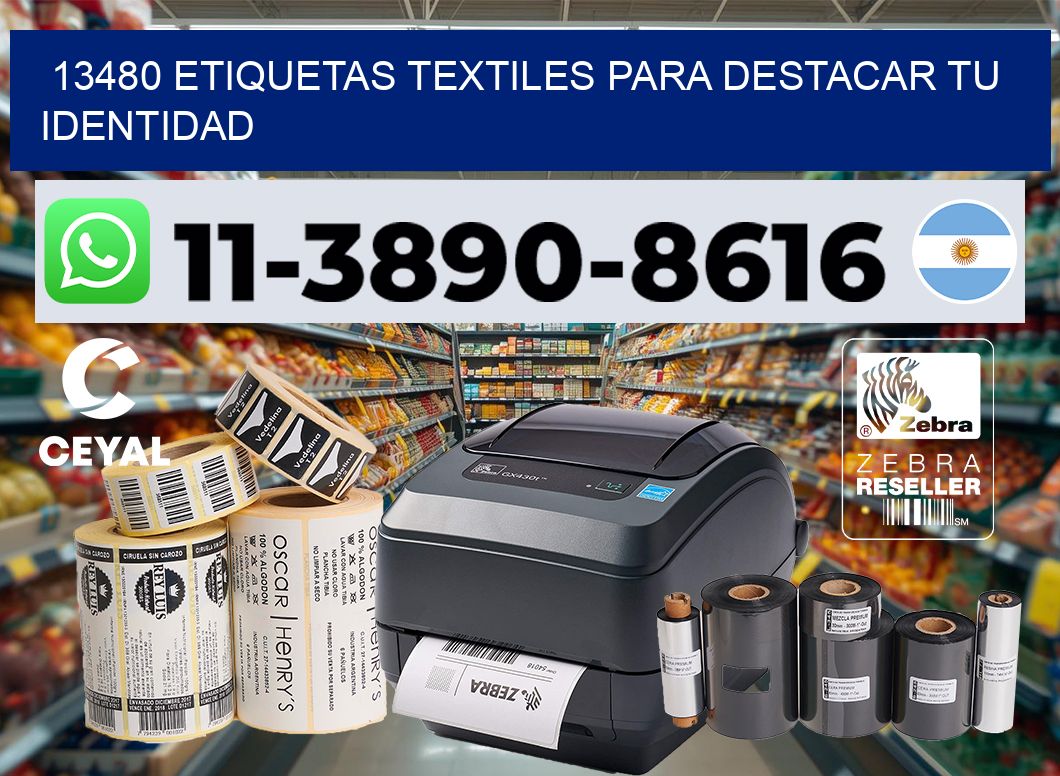 13480 Etiquetas textiles para destacar tu identidad