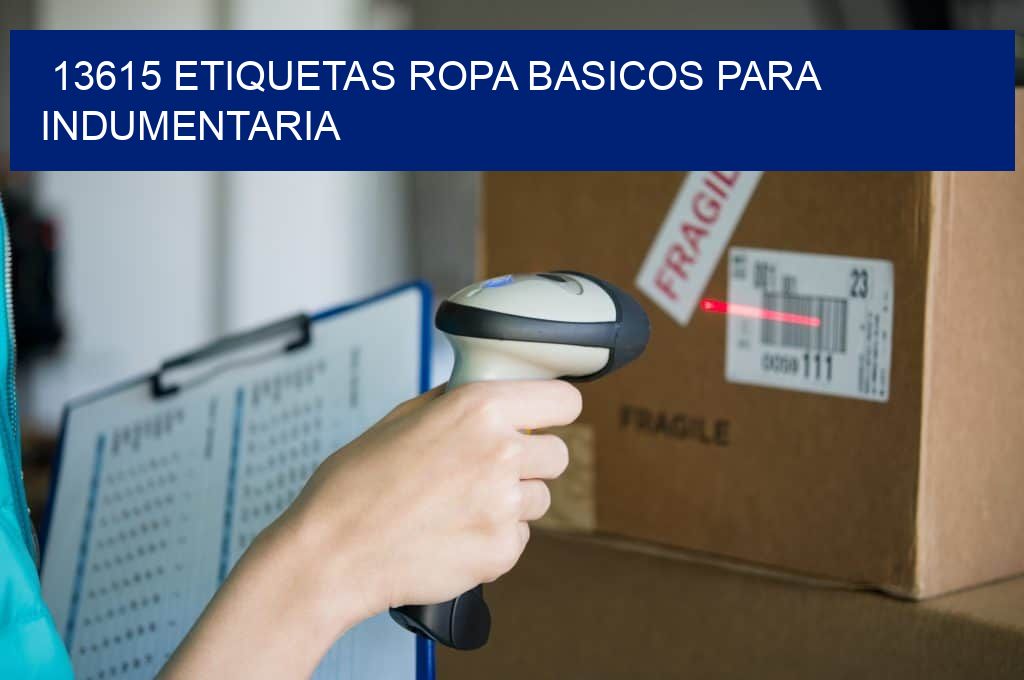 13615 Etiquetas ropa basicos para indumentaria