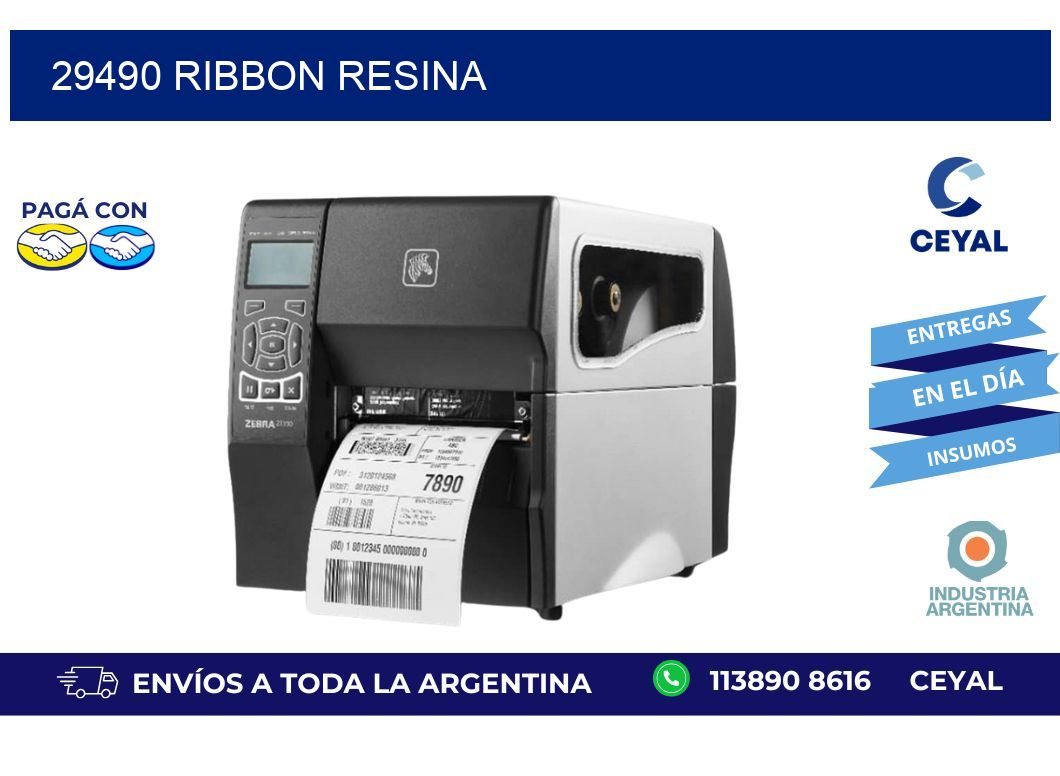 29490 ribbon resina